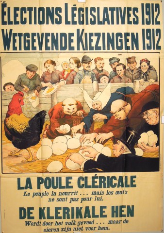 Elections 1912 - la poule cléricale