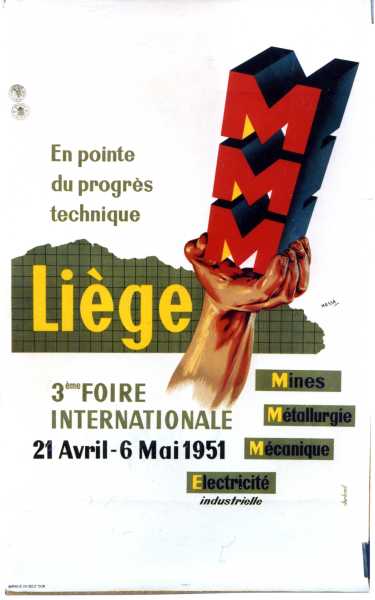 DORLAND-MASSA 3e foire internationale Liège 1951