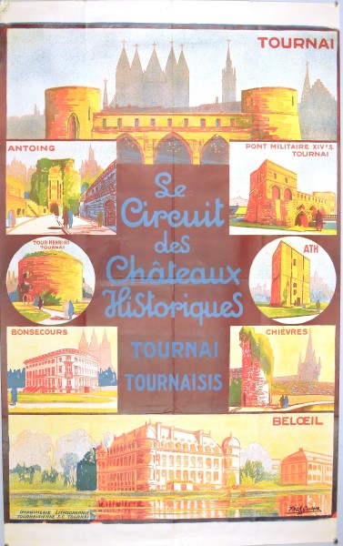 FACK Le circuit des châteaux historiques Tournai Tournaisis