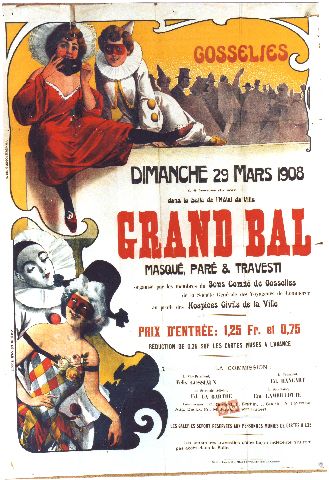Gosselies Grand Bal Masqué 1908