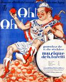 MOSSA Ah! ah! carnaval de Nice 1929